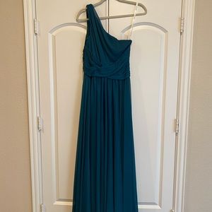 David’s Bridal Gem Full Length Bridesmaid Dress